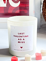 Last Valentine as a Miss, Valentine gift for fiance, bride to be