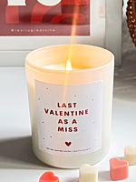 Last Valentine as a Miss, Valentine gift for fiance, bride to be